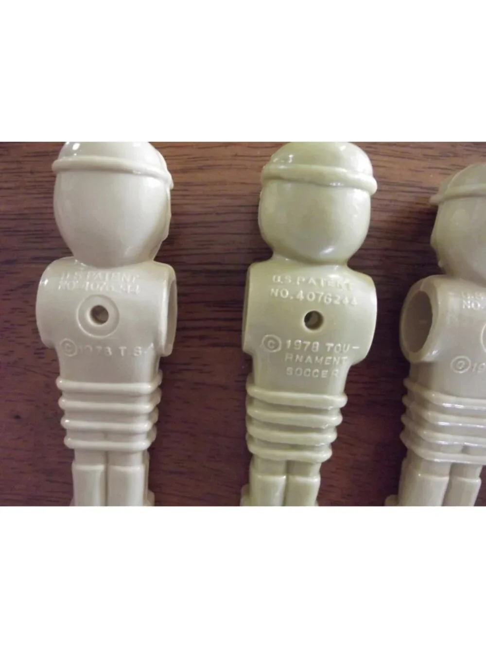 Tournament Foosball Replacement Players (lot of 10) Vintage 1978 Soccer Man Men